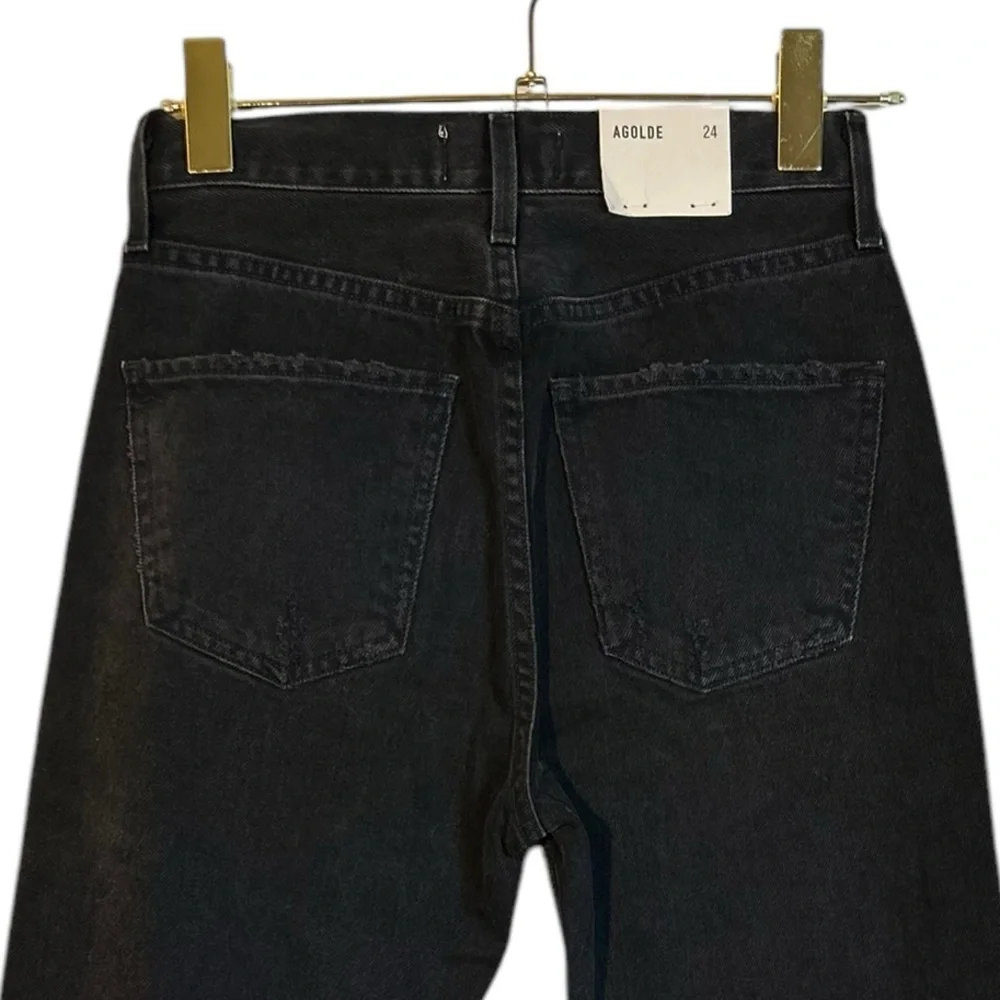 AGOLDE NWT Cherie High Rise Straight Jeans In Distortion Sz 24